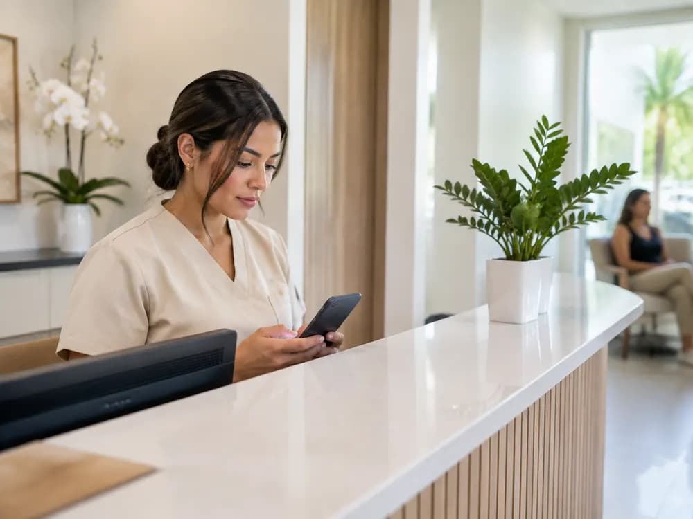 Un negocio de clínicas, salud y estética atendiendo a sus clientes por WhatsApp