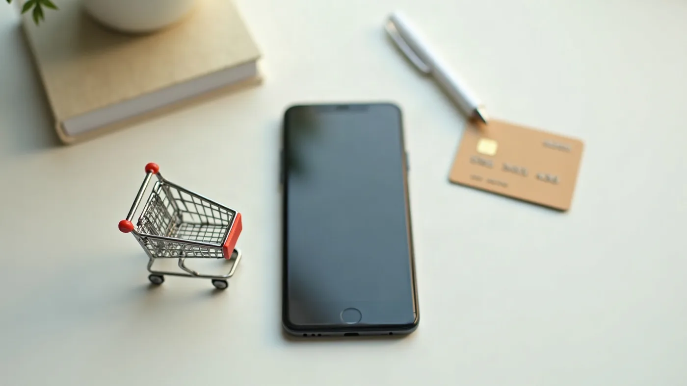 Compra móvil con carrito y pago desde el celular